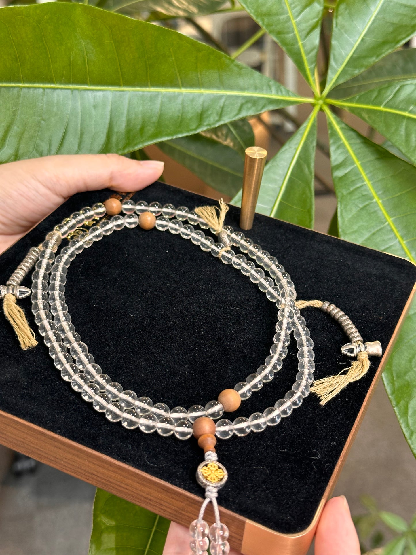 Lianyungang AAA Clear White Quartz Bracelet – Hand-Faceted 8 mm Beads | Stretchy, Waterproof &amp; Energy-Infused
